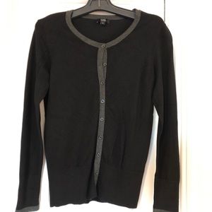 Black and grey cardigan